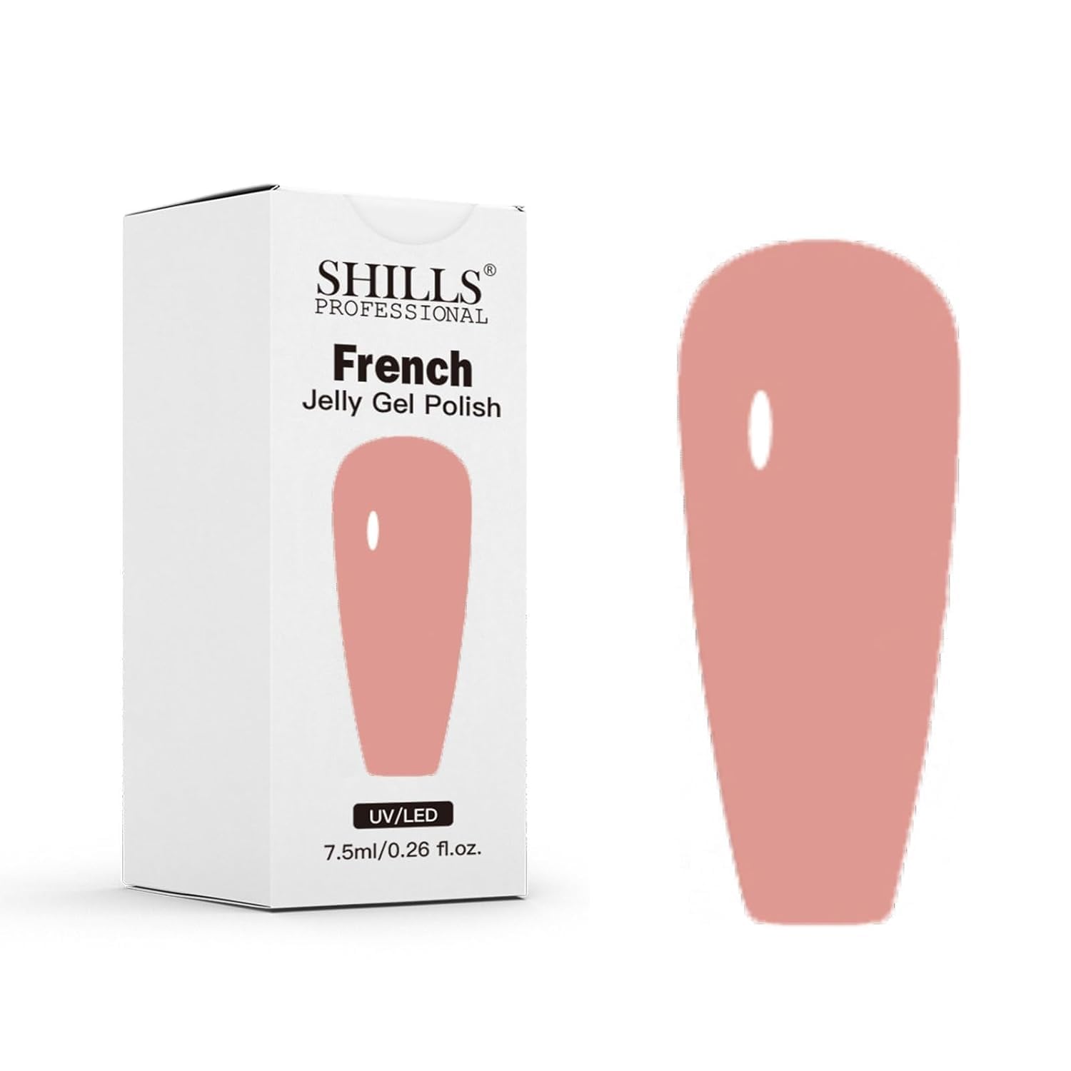 French Jelly Gel Polish, Nude Pink, UV/LED, 7.5ml-image-34