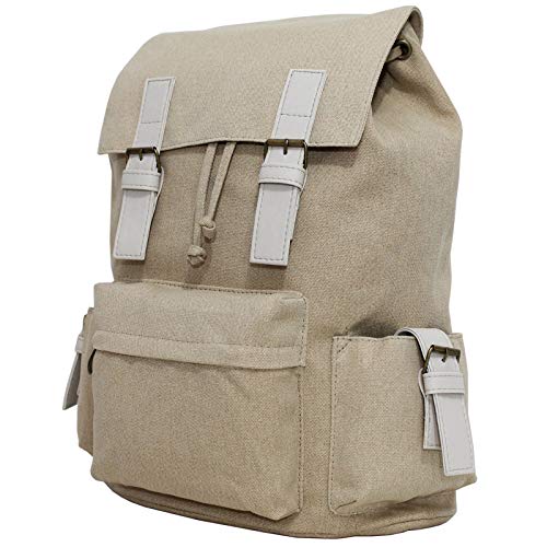 Mochila Lenna's Lona Vintage Bege