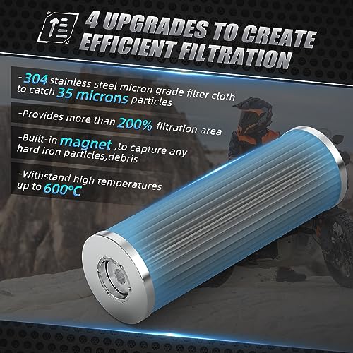 Cartouche de filtre à huile haute performance lavable pour Norden 901 et Supermoto - 2