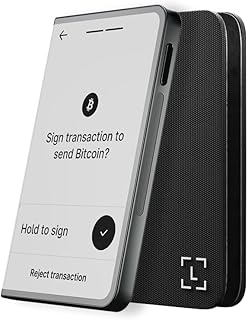 Ledger STAX - Le Signer Crypto Haut de Gamme à écran Tactile - Diversifiez et Faites fructifier Vos Actifs numériques avec Style Via l’app Wallet