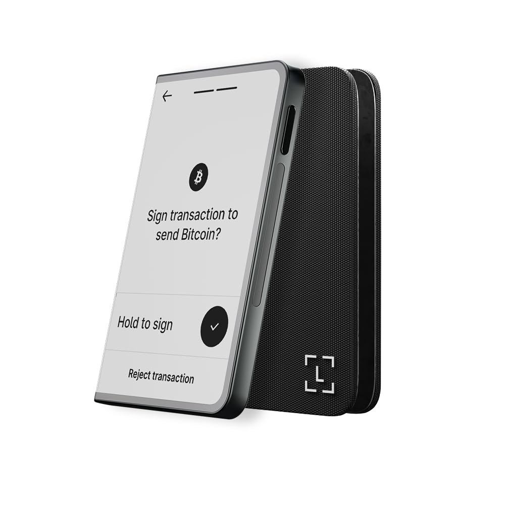 Ledger STAX - Signer di Fascia Alta con Touchscreen per la Gestione sicura di criptovalute - diversifica e arricchisci Il Tuo Patrimonio con Stile usando l'app Wallet