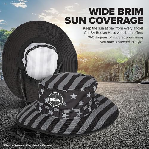 Image of Soul of Adventure Bucket Hat | UV 50+ for Adults | Sun Protection with Adjustable Fit, Moisture-Wicking Fabric