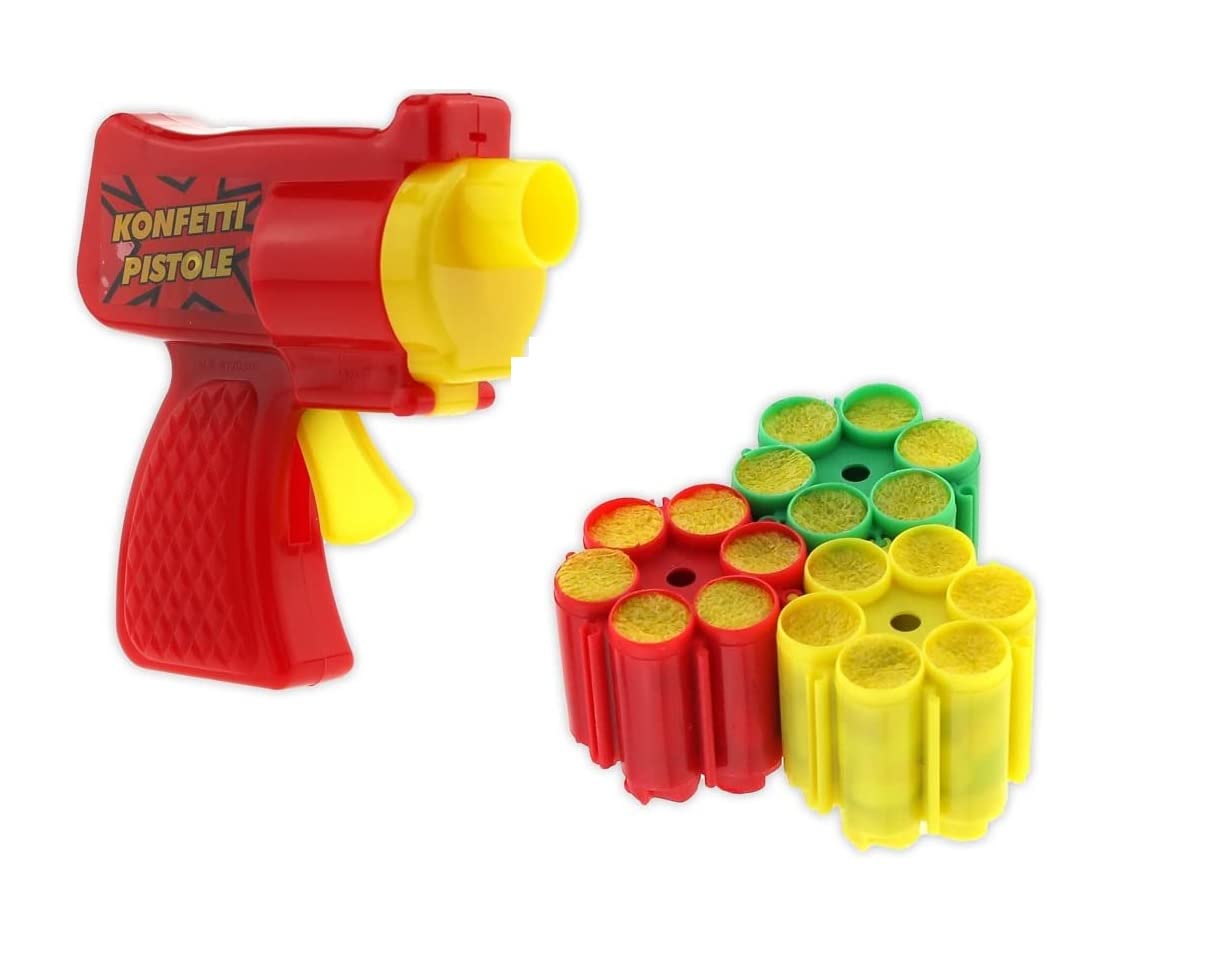 INNORU Polizei-Konfetti Set – 120 Stück, Pistole Produktbild-Vorschau 3