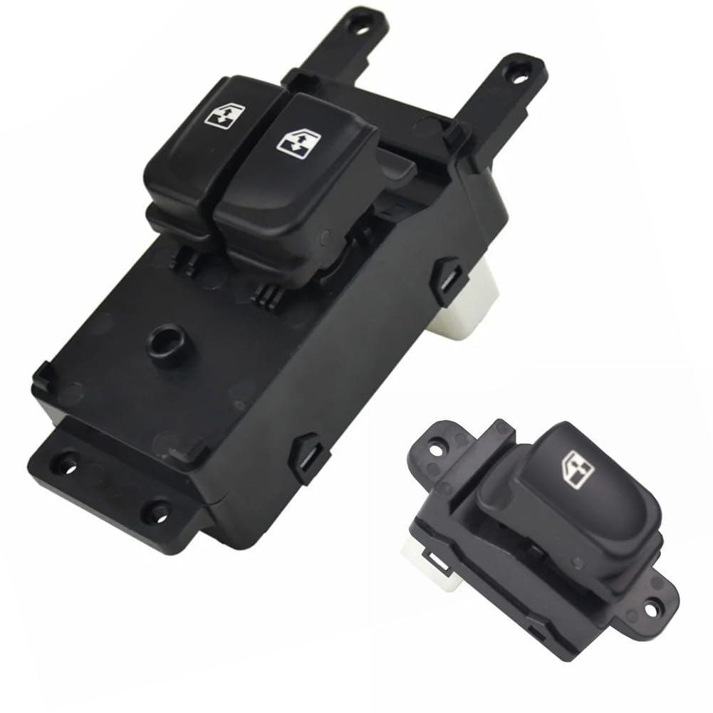 Interruttore di controllo alzacristallo elettrico per Hyundai i800 i20 H1 Starex, ricambio diretto OEM 93570-1J500 93570-1J000, ABS nero lato conducente
