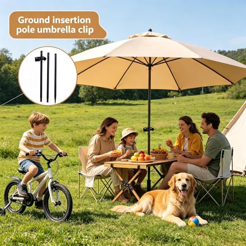 Soporte portátil para sombrilla ideal para camping y pesca 3