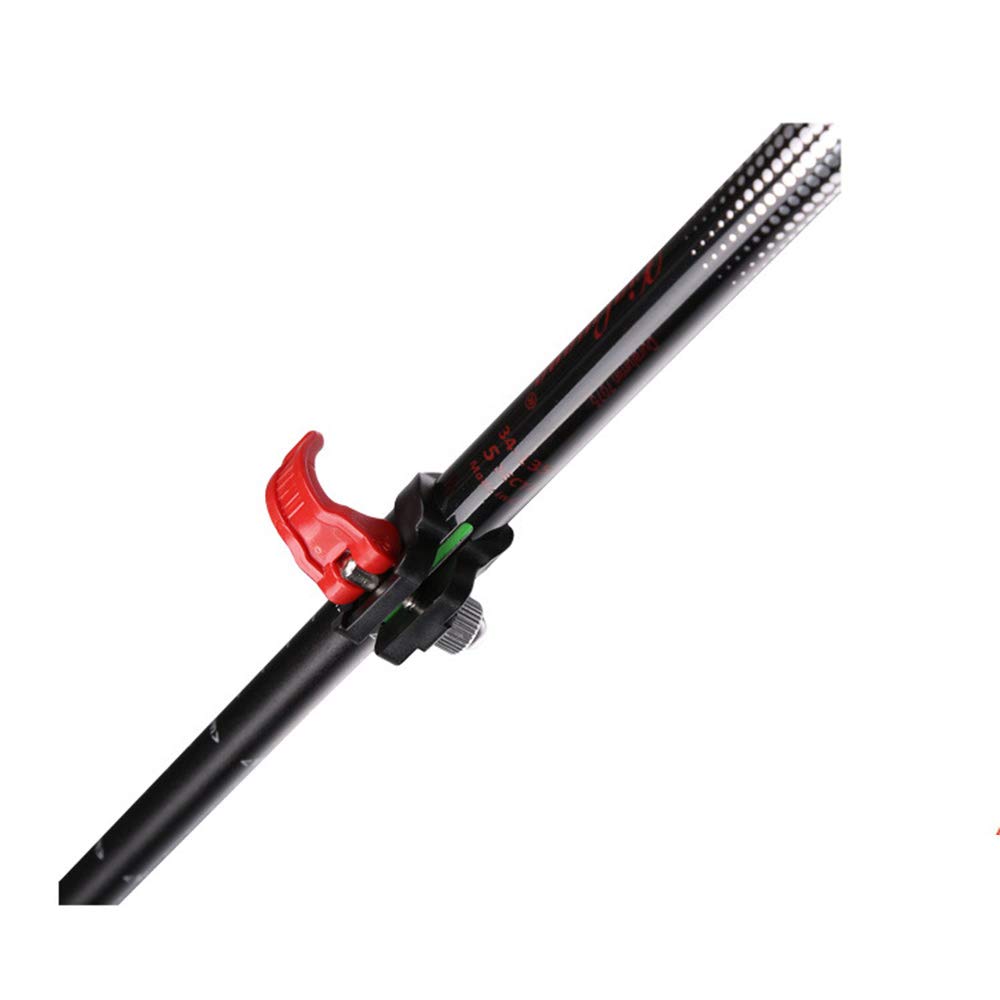GSP Bâtons de Marche 3 Sections Bâtons de Marche Nordique 135cm Amortissement Pliable Alliage d'aluminium léger Camping/Randonnée Voyager Sports de Neige