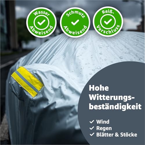 SUV Autoplane Autoschutzhülle Vollgarage Auto Garage Abdeckung - Car Cover - Abdeckplane wasserdicht - Autoabdeckung - Outdoor & Indoor - (1x SUV (490x190x180cm))