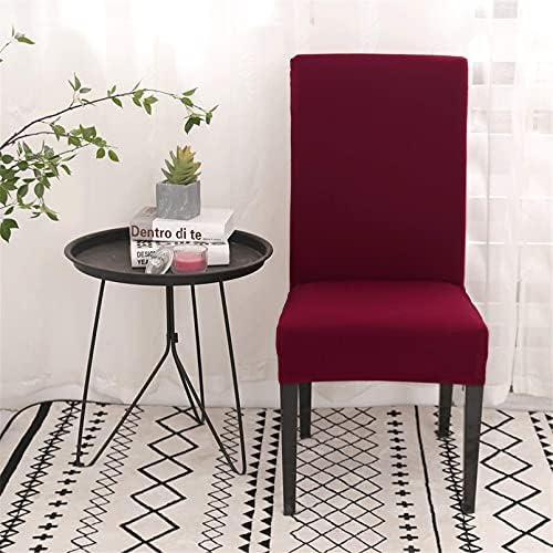Aisprts Dining Room Chair Covers Slipcovers Set of 4 or 6, Stretch Removable Washable Dining Chair Protector Decoration Cover Seat Slipcover for Hotel,Ceremony,Banquet,Kitchen,Restaurant,Home