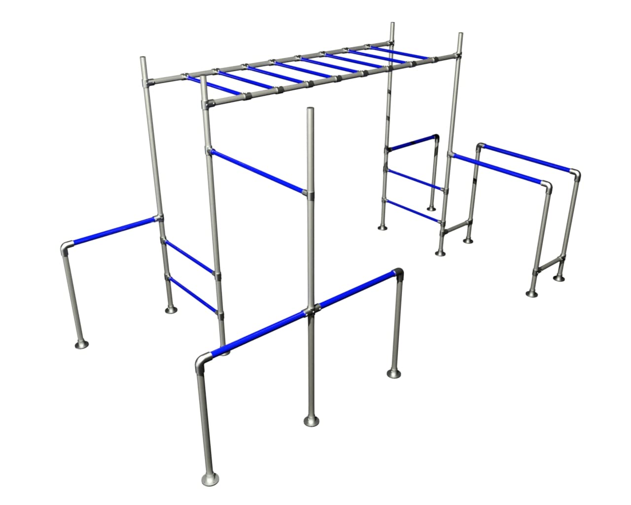 Monkey Bar StoreClimbing Frame Monkey Bars - the ATHLETE (BLUE)