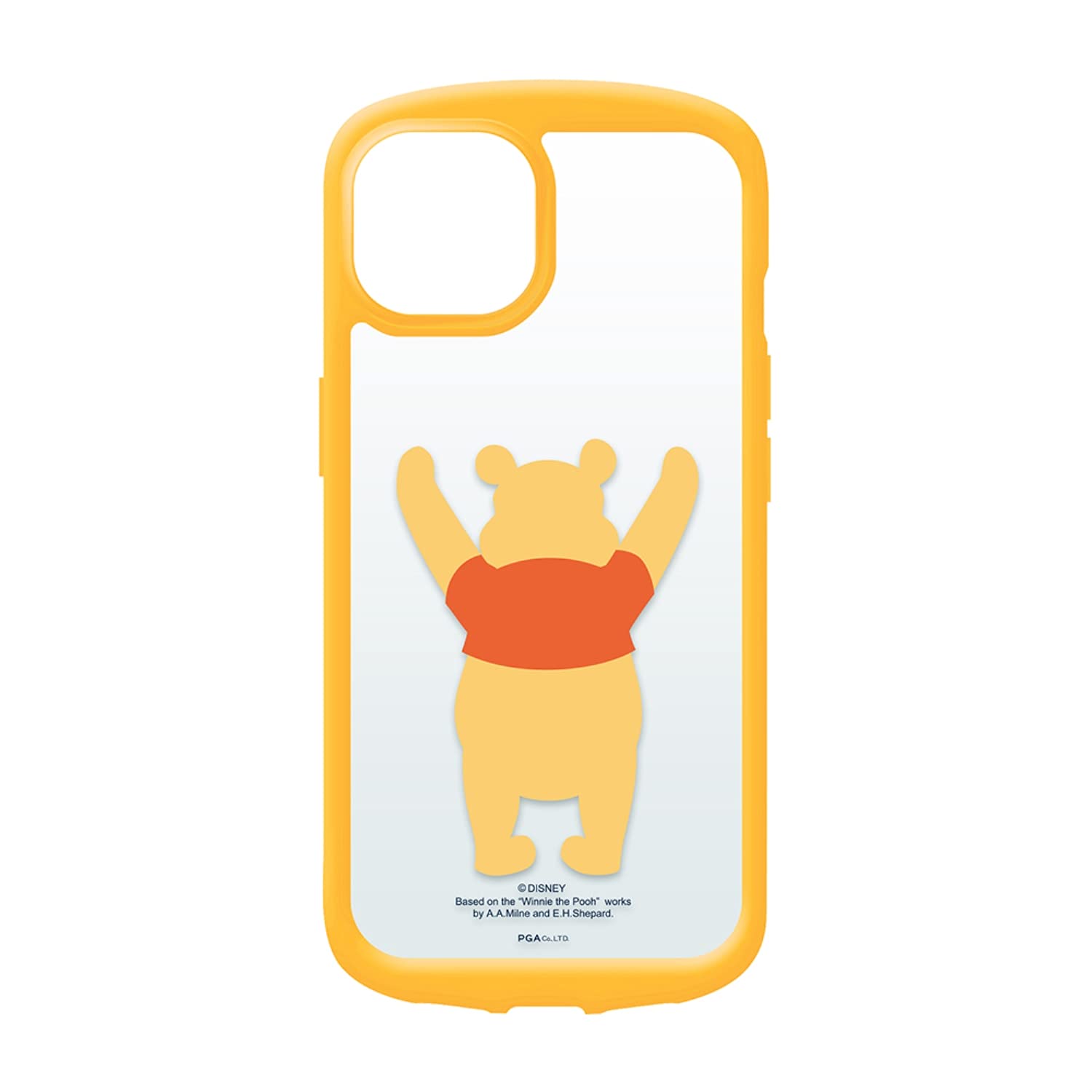 プレミアムスタイル PG-DGT21P02POO(くまのプーさん) iPhone 13 Pro Max用 ガラスタフケー