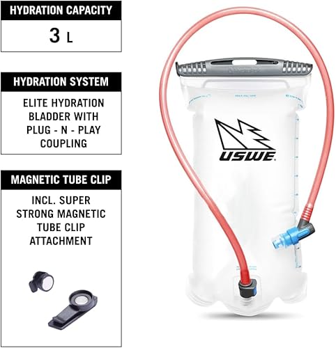 Miniatura 6 de USWE Moto Hydro Hydration Pack - with Water Bladder, a High End, Bounce Free Backpack for Enduro and Off-Road Motorcycle