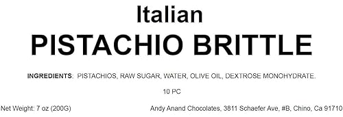 Miniatura 3 de Andy Anand Pistachios Almond Brittle Delicious-crujiente Tarjeta de felicitación en caja de regalo para cumpleaños, San Valentín, Navidad, Día de la