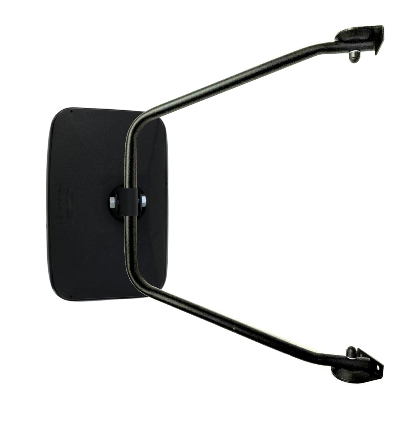 Specchietto retrovisore esterno 250 x 165 mm R1800 Ø10, Ø15 e Ø18 mm E20 e supporto specchio per camion trattore escavatore