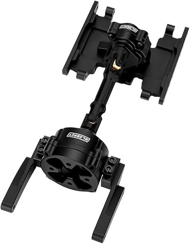 GLOBACT Prefixal Caja de Cambios Caja de Transferencia con Montaje de Transmisión y Eje de Transmisión para Axial SCX10 SCX10 II 90046 90047 90024
