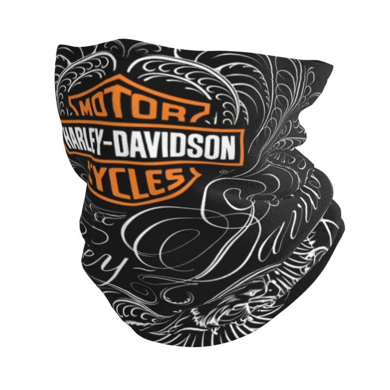 Soulzie Harley Davidson - Turbante para acampar a prueba de polvo y deportes al aire libre, para montar a diario, protección contra rayos UV, resistente al viento