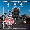 IMAYCC Bike Motor Kit 100cc Motorized Bike Kit 2 Stroke Gas Bicycle Engine Conversion Kit Fit for 26-28" Bikes (100CC Black) #1