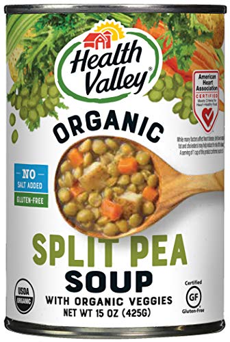 Health Valley Organic Soup, Split Pea, 15 Ounce (Pack of 12)