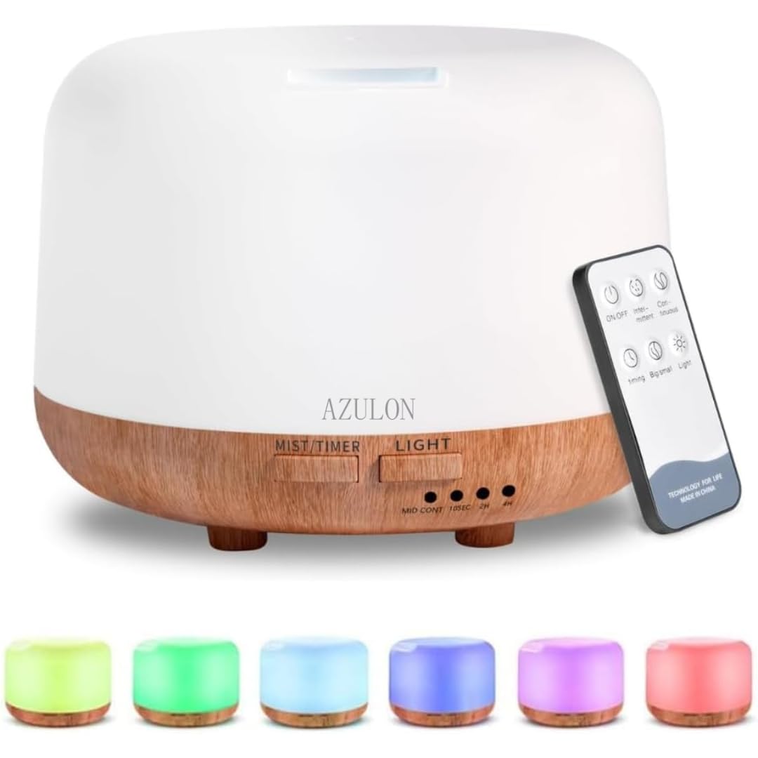 Essential Oil Diffuser 300ML Aromatherapy Ultrasonic Air Vapouriser Oil Diffusers Humidifier Scented Fragrance with Remo