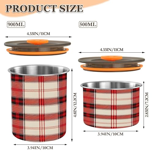 Contenedor de café hermético Kigai acero inoxidable 17 oz miniatura 3