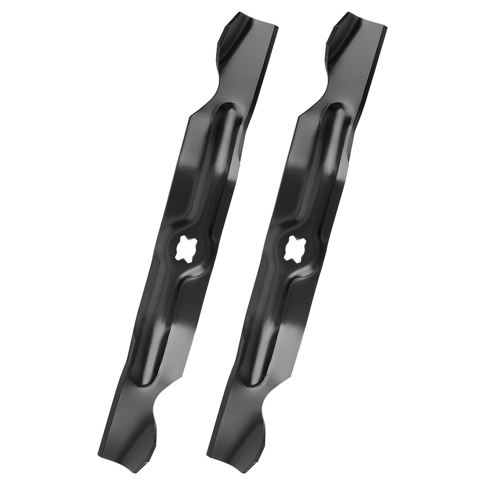 742-04154 Cuchillas de alta elevación para cubierta de 33 pulgadas, cuchillas de cortacésped 942-04154 compatibles con cortacésped Cub Cadet MTD Troy-Bilt Walk Behind, sustituye a 742-04154A,