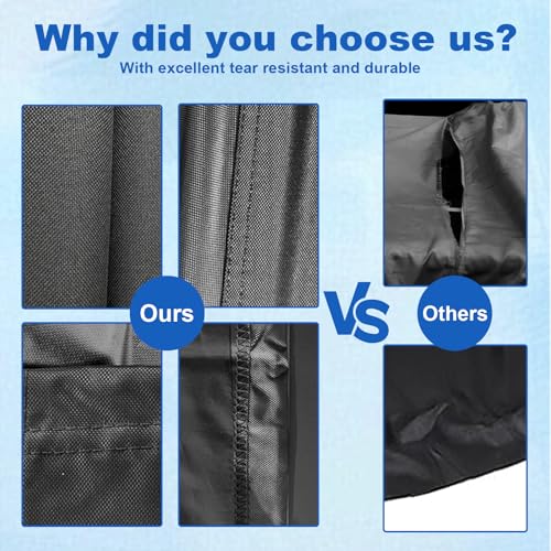 Jpurxc BOAT GRILL COVER 900D Heavy Duty Tear-Resistant Rectangular Marine Grill Cover For The Magma Products Cabo thumb #3