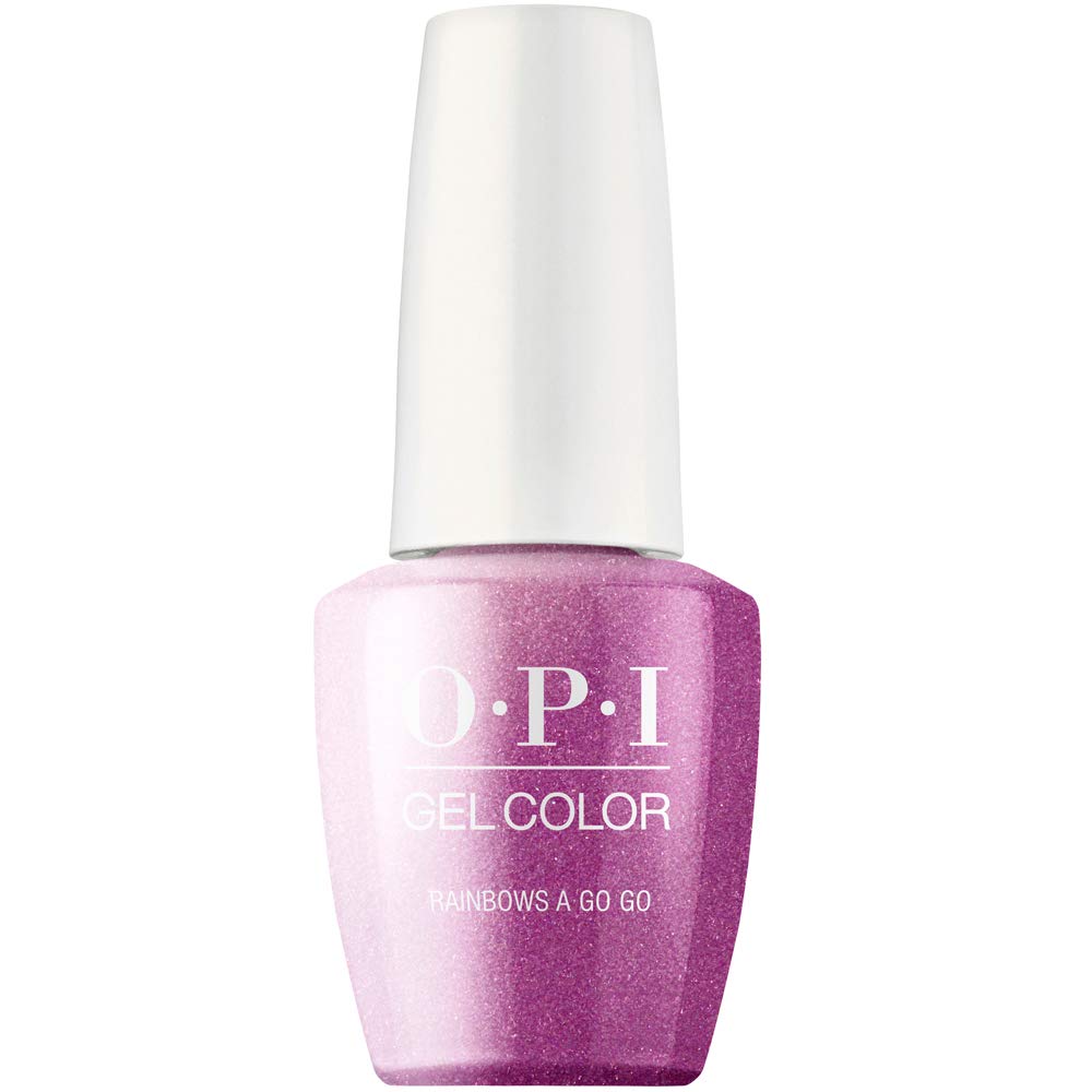 OPIHidden Prism, GelColor, Gel Nail Polish, Nail Color Rainbows a Go Go, 0.5 fl oz