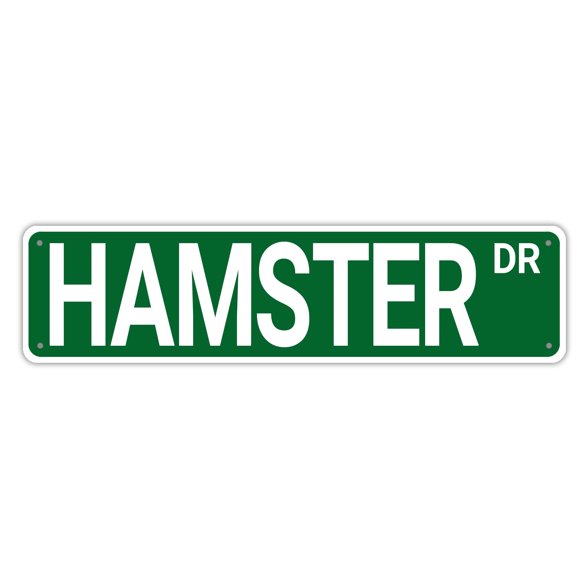 Hamster Dr Retro Tin Signs Aluminum Metal Sign Quotes Home Kitchen Pub Club Wall Yard Pub Club Porch Decor 4x16 Inch