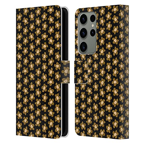 Étui portefeuille Galaxy S23 Ultra protection cuir housse clapet floral Ninola