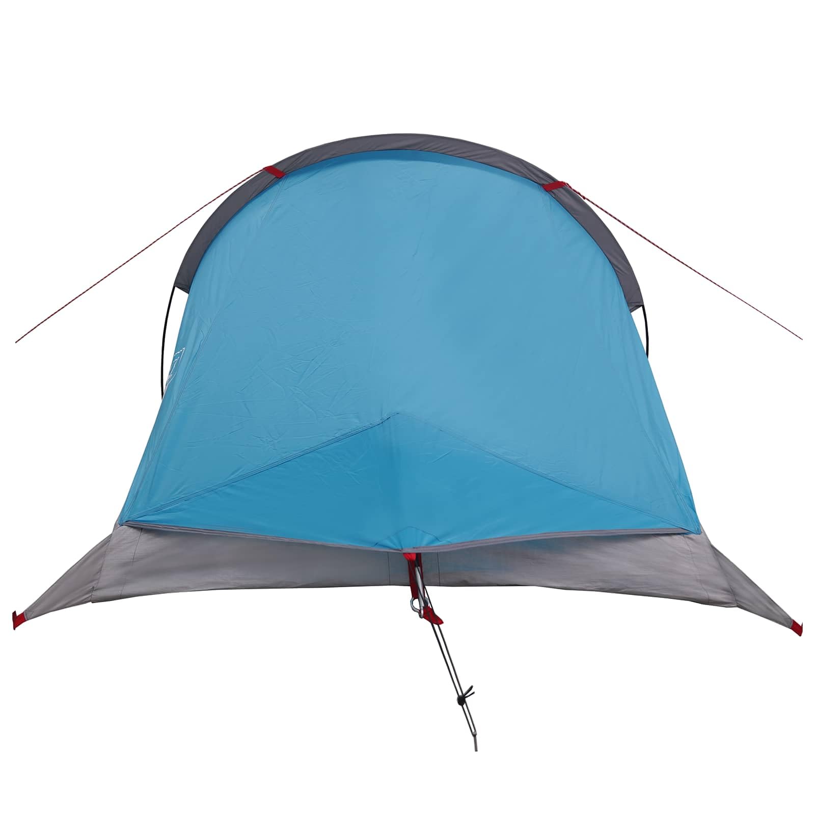 Tienda de trekking azul para 2 personas de poliéster 185T con revestimiento de poliuretano, tienda de campaña ligera para camping, senderismo, exterior y festival, impermeable, resistente al