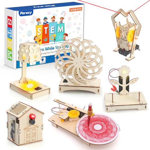 Poraxy 6 in 1 STEM Toys for Kids Ages 8-12,