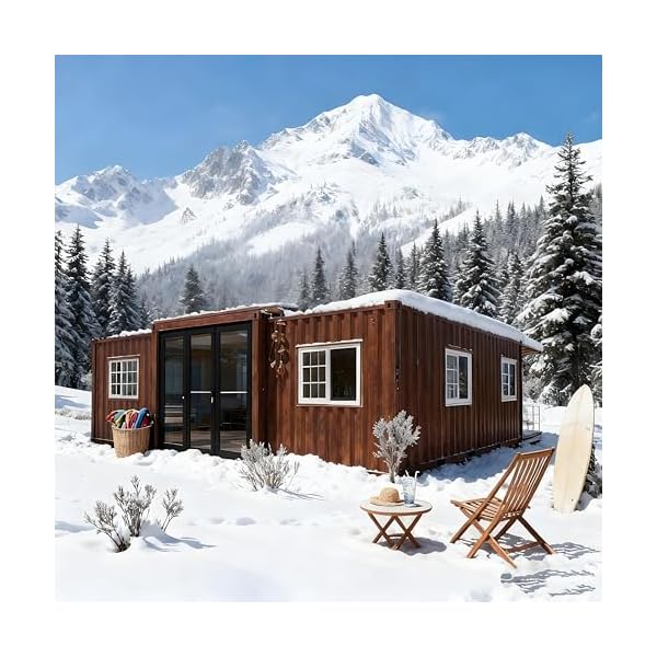 Portable Prefab Tiny Home for Sale 20FT Expandable Container House Foldable Modular House with 2 Bedrooms Kitchen Bathroom Luxury Tiny Houses to Live in for Adults Family Small Homes