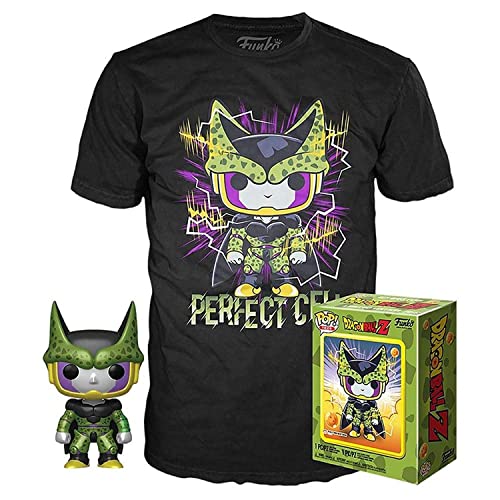 DRAGON BALL Z - Booble Head POP N° xx- Perfect Cell + T-shirt (XL), Black