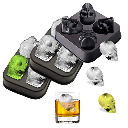 Molde para Cubitos de Hielo Silicona Pack 2 con Tapa