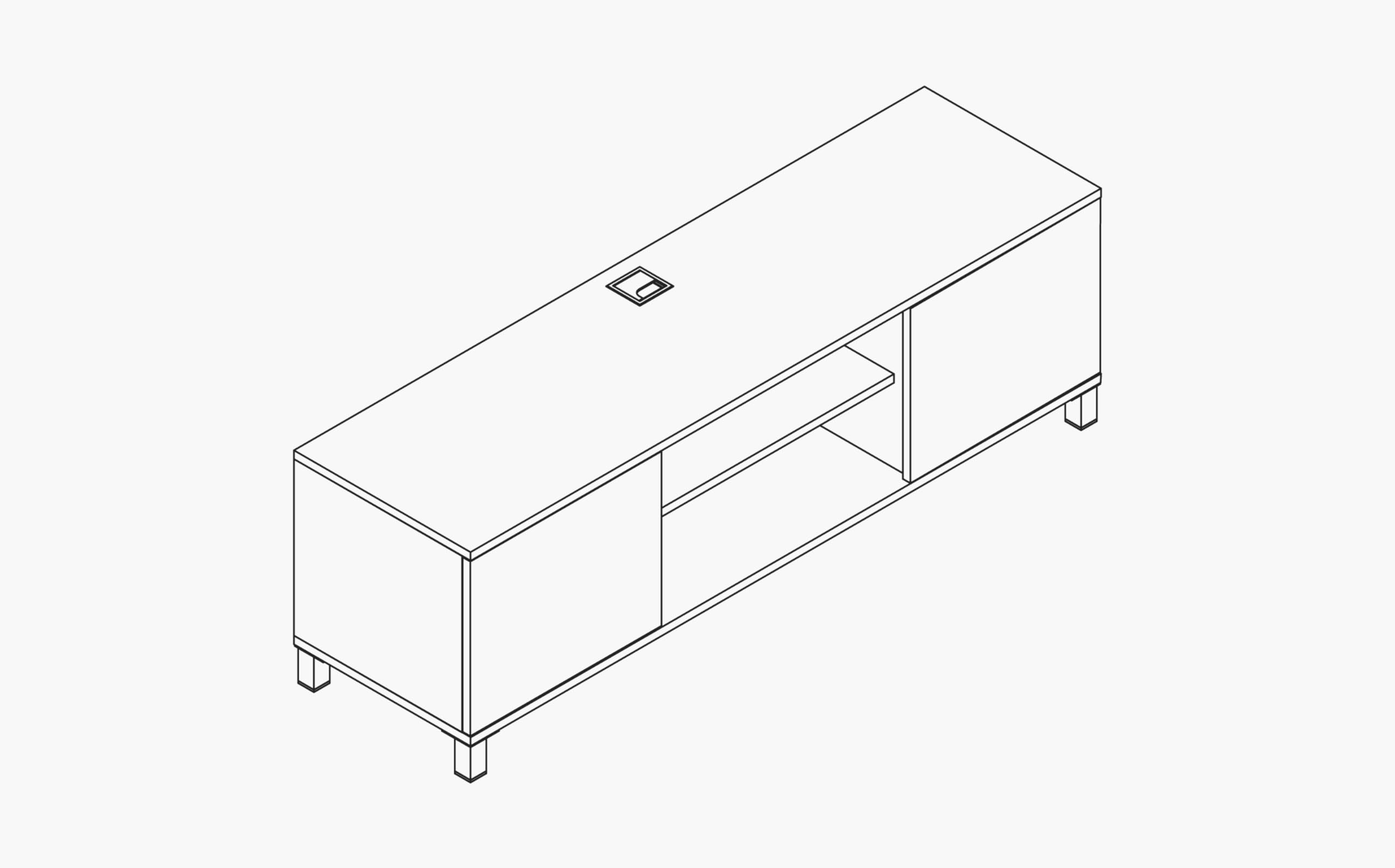 Mobili Fiver, Mobile Porta Tv Rachele, Rovere Rustico, 150 cmx42 cmx48 cm, Mobile Tv moderno per tv fino a 65'', Made in Italy