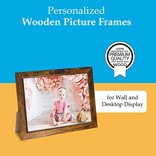 Personalized-Wooden-Picture-Frames-4×6-in-Horizontal-Dark-Wood-Vintage-Picture-Frames-Custom-Rustic-Wood-Photo-Frames-for-Wall-and-Desktop-Display-Customized-4×6-Picture-Frame-Gift Personalized Wooden Picture Frames 4×6 in Horizontal Dark Wood Vintage Picture Frames Custom Rustic Wood Photo Frames for Wall and Desktop Display Customized 4×6 Picture Frame Gift