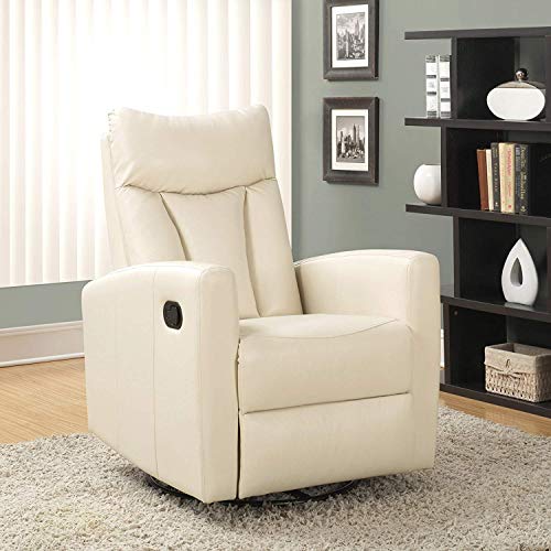 Monarch Specialties (white) Recliner chair, 30
