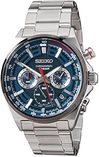 Seiko Herren-Uhr Quarz Edelstahl mit Edelstahlband SSB407P1