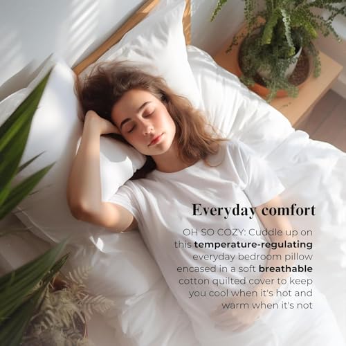 Almohada de Lana Natural Tamaño Viaje Con Cierre Ajustable miniatura 6
