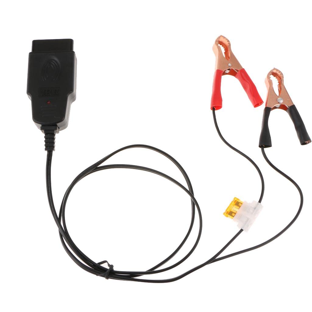 MYADDICTION Car Auto Memory Saver OBD2 Battery Replacing Tools 30A Extended Cable Clip-image-20