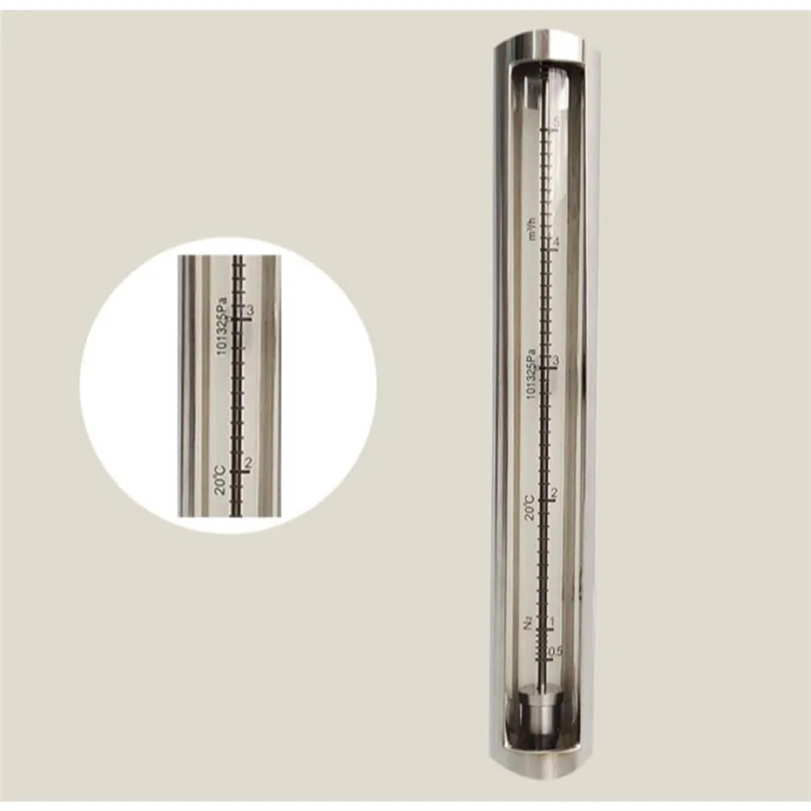 Medidor de Flujo de Rotor de Vidrio de amoníaco líquido, corrosión y Alta Temperatura, DN15, 1 ud.(Liquid6-60L H)