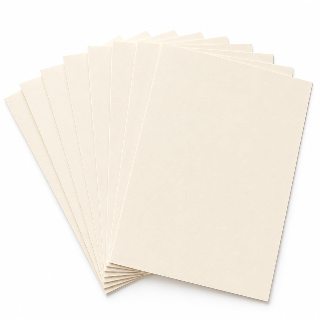 DJP A5 Ivory Cream 50 Sheets 160gsm Coloured Card - Printer Photocopier Coloured Card