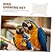 Bird Climbing Net Rope Toy for Parrots Hamsters and Pets Hanging Bed Hooks for Chewing and Climbing Fun