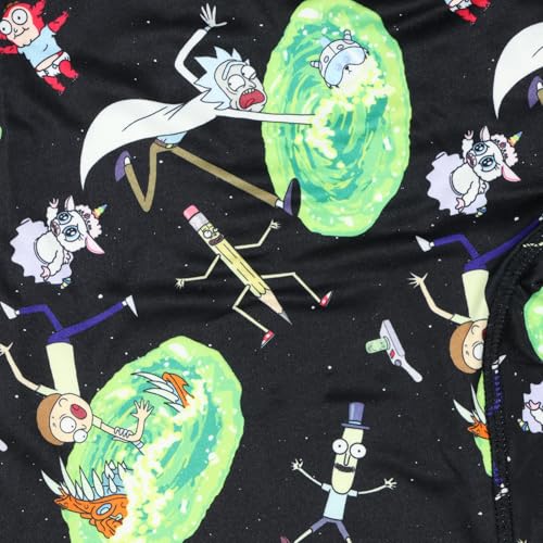 INTIMO Adult Swim Rick And Morty Boxer Briefs Men's Space Portals Tight Fit Underwear2
