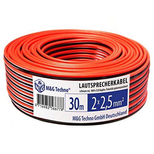 Preisvergleich Produktbild M&G Techno® Lautsprecherkabel