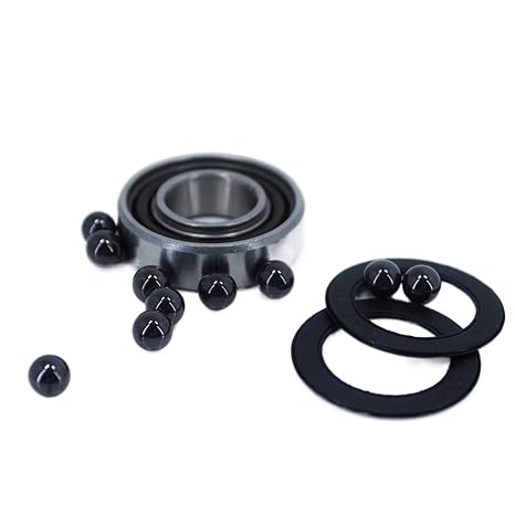 6204 Hybrid Ceramic Bearing 20 * 47 * 14 mm ABEC-1 (1 PC) Industry Motor Spindle 6204HC Hybrids Si3N4 Ball Bearings 3NC 6204RS