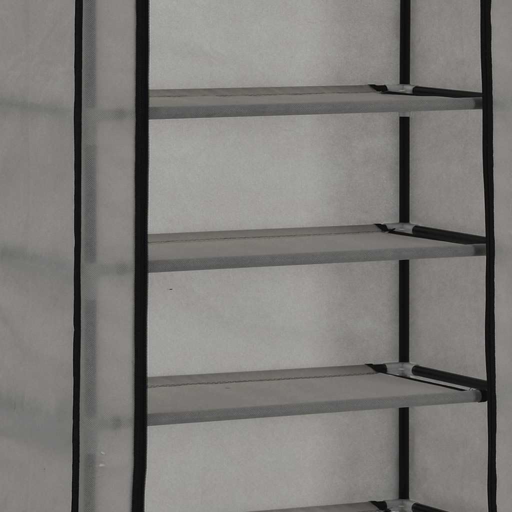 SYDE Zapatero de Tela 8 Niveles 57x29x162 cm