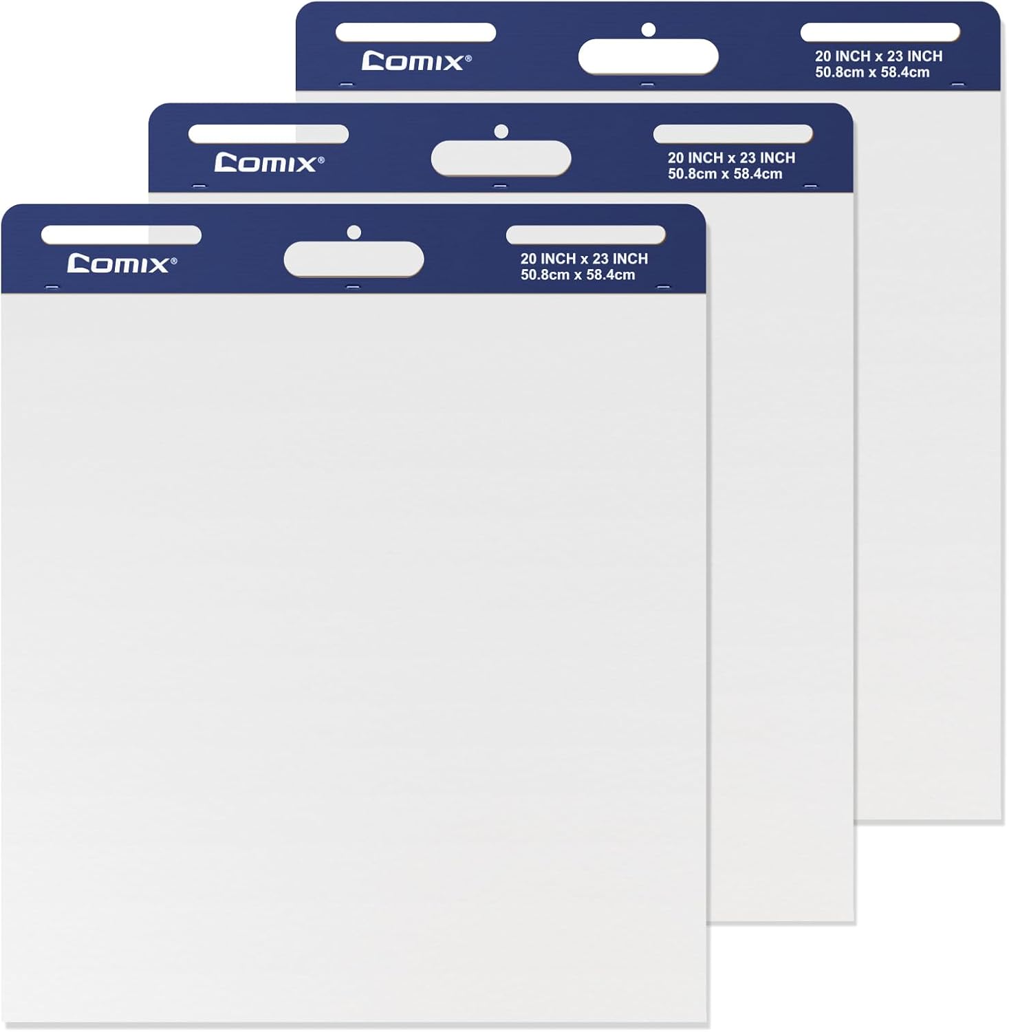 Comix Sticky Easel Pad, Large 20 x 23 Inches Flip Chart