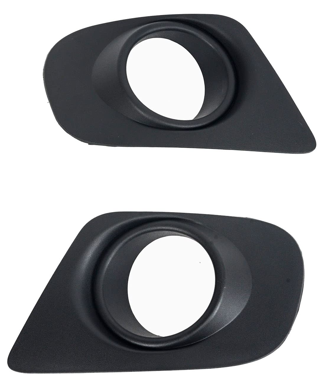 KARPAL Pair LH Left Driver & RH Right Passenger Side Fog Lamp Bezel Cover Compatible with 2011-2019 Dodge Journey CH1039148 CH1038148