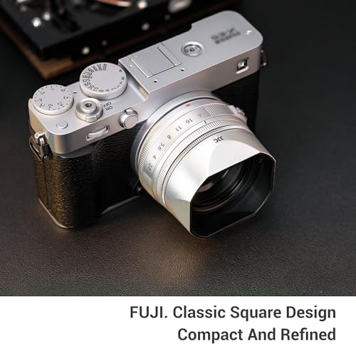 Capuchón de lente magnético cuadrado LH-XF27 con anillo adaptador de 39 mm para lentes Fujifilm XF 27mm F2.8 y XF 23mm F2.8 R WR miniatura 5