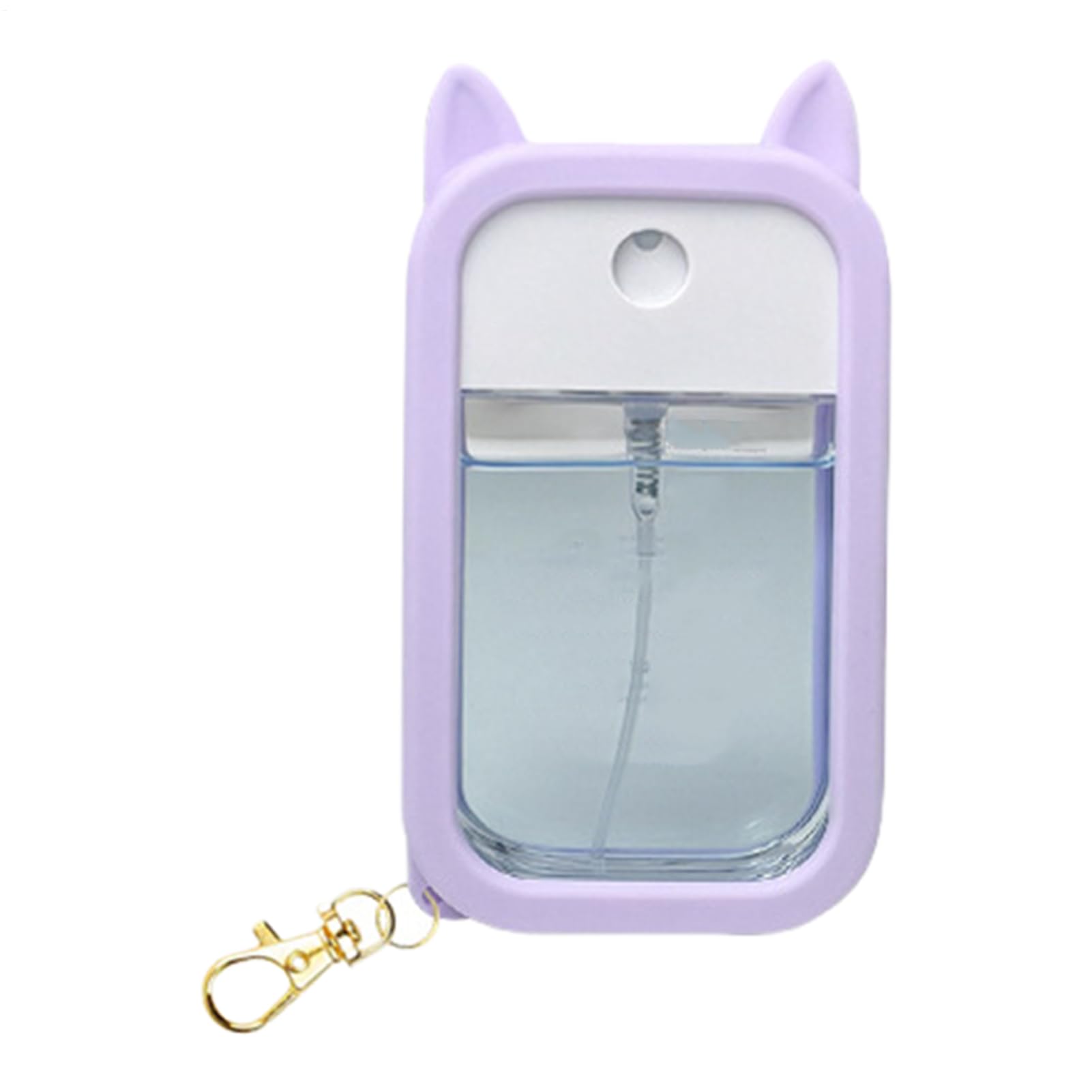 Cute Ear Mist Spray Holder - Silicone Protective Case Backpack Keychain Accessory Durable Travel Equipment Portable Holder | Equipem